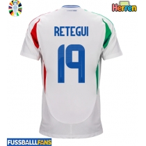 Italien Mateo Retegui #19 Auswärtstrikot EM 2024 Kurzarm
